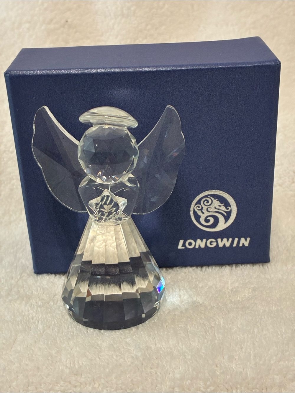 Longwin Crystal Angel Figurine